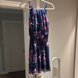 Floral Navy Dress